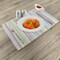 Ambesonne Pastel Place Mats Set of 4, Vertically Striped Pattern Different Colored Straight Lines Classical Old Fashioned, Washable Fabric Placemats for Dining Table, Standard Size, Multicolor